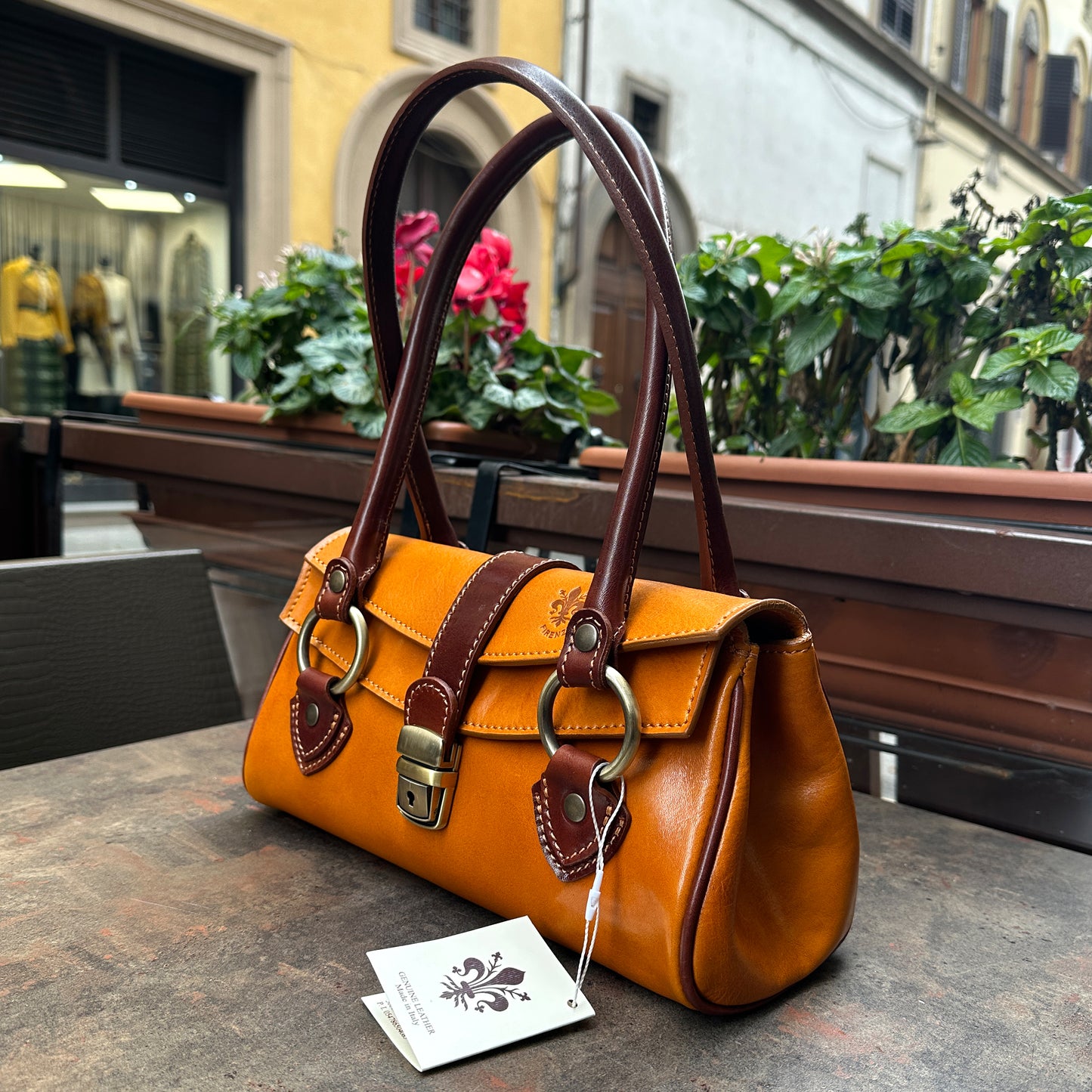 Italian Leather Top-Hand Bag