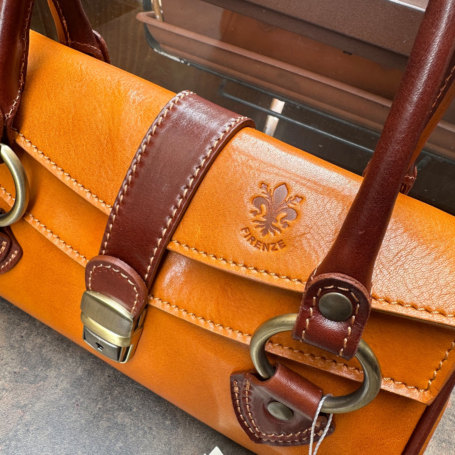 Italian Leather Top-Hand Bag