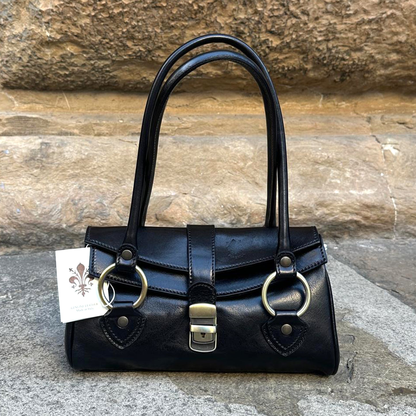 Italian Leather Top-Hand Bag